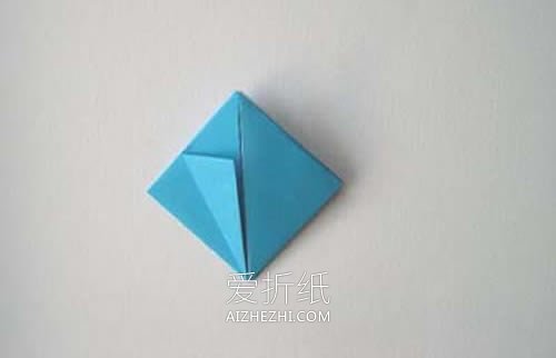 怎么简单折纸立体钻石的折法图解- www.aizhezhi.com