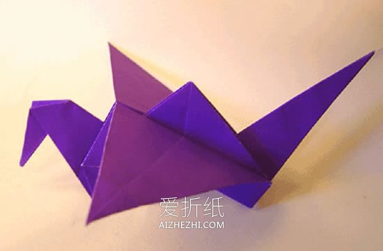 怎么简单折纸千纸鹤的折法图解- www.aizhezhi.com