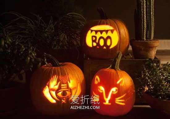 怎么简单做万圣节灯笼的方法图解- www.aizhezhi.com