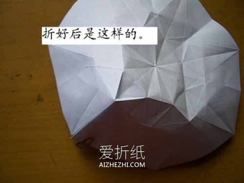 怎么用一张纸折纸立体钻石的折法图解- www.aizhezhi.com