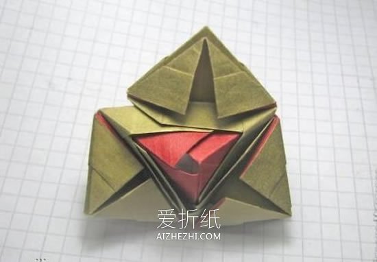 怎么折纸雪花花球的折法图解- www.aizhezhi.com