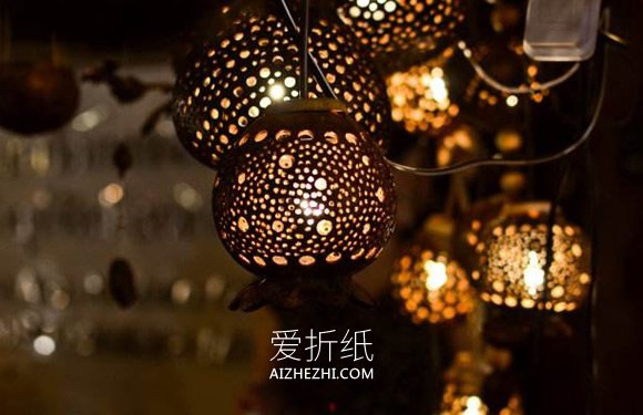 怎么用椰子壳废物利用做手工的作品图片- www.aizhezhi.com