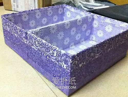 怎么用纸箱做内衣收纳盒的方法图解- www.aizhezhi.com