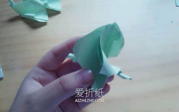 怎么折纸凡尔赛花球的折法图解- www.aizhezhi.com
