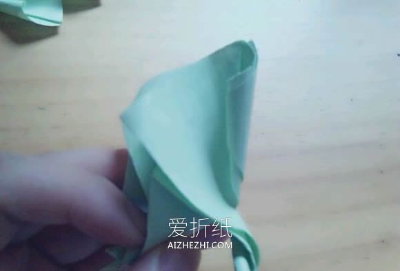 怎么折纸凡尔赛花球的折法图解- www.aizhezhi.com