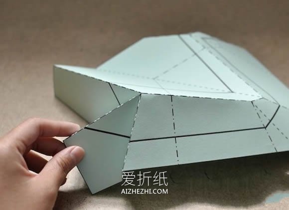 怎么一剪刀剪出天鹅的折叠方法图解- www.aizhezhi.com