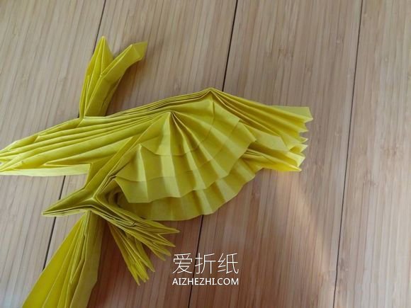 怎么折纸立体老鹰的折法图解- www.aizhezhi.com