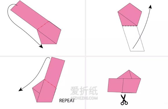 怎么折纸许愿星的折法详细步骤图解- www.aizhezhi.com