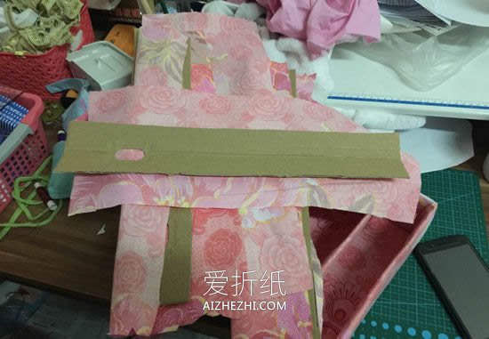 A4打印纸包装盒手工制作收纳架的做法教程- www.aizhezhi.com