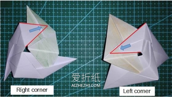 怎么折纸灯的折法详细步骤图解- www.aizhezhi.com