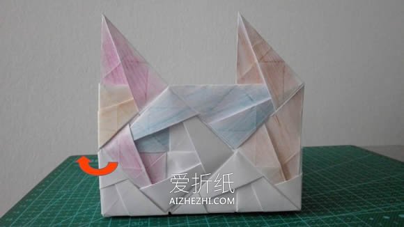 怎么折纸灯的折法详细步骤图解- www.aizhezhi.com