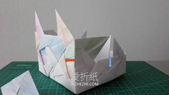 怎么折纸灯的折法详细步骤图解- www.aizhezhi.com