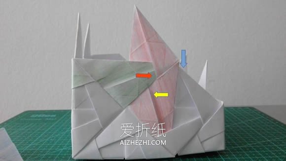 怎么折纸灯的折法详细步骤图解- www.aizhezhi.com