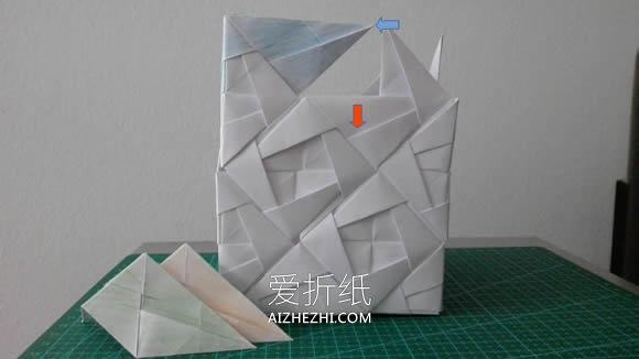 怎么折纸灯的折法详细步骤图解- www.aizhezhi.com