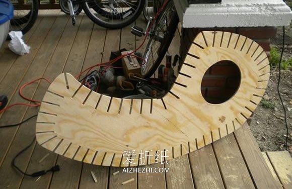 怎么用硬纸板做摇摇椅的方法图解- www.aizhezhi.com