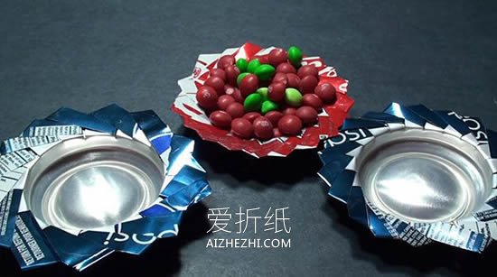 怎么用易拉罐做果盘的方法图解- www.aizhezhi.com