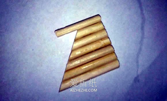 怎么用一次性筷子做战斗机模型的方法图解- www.aizhezhi.com