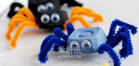 怎么用鸡蛋盒做手工的作品图片大全- www.aizhezhi.com