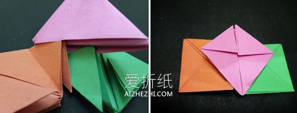 怎么折纸无限翻烟花的折法步骤图解- www.aizhezhi.com