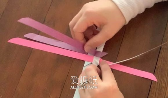 怎么用纸条编立体星星的编法图解- www.aizhezhi.com