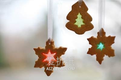 怎么用天然材料做圣诞节装饰品的作品图片- www.aizhezhi.com