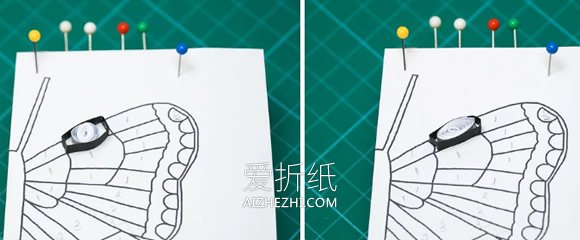 怎么用衍纸做蝴蝶装饰品的方法图解- www.aizhezhi.com