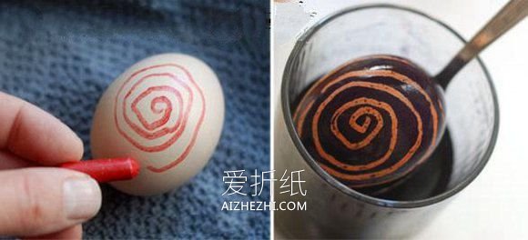 怎么用卷纸芯做复活节蜗牛彩蛋的方法图解- www.aizhezhi.com