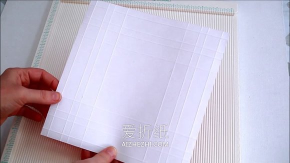 怎么制作纸相框的三种折法图解- www.aizhezhi.com