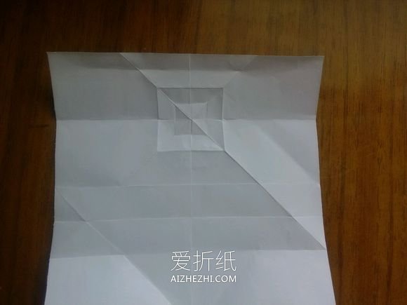 怎么折纸LOVE U字母心的折法图解- www.aizhezhi.com