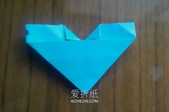 怎么折纸LOVE U字母心的折法图解- www.aizhezhi.com