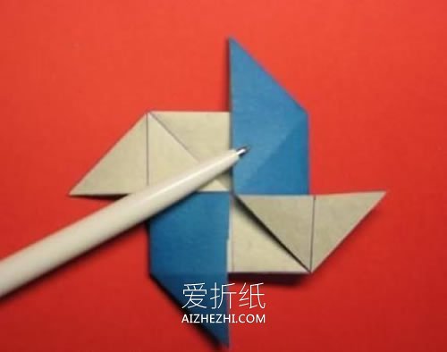 怎么折纸星星花球的折法过程图解- www.aizhezhi.com