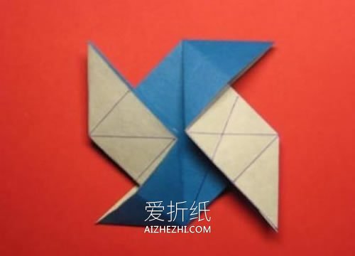 怎么折纸星星花球的折法过程图解- www.aizhezhi.com