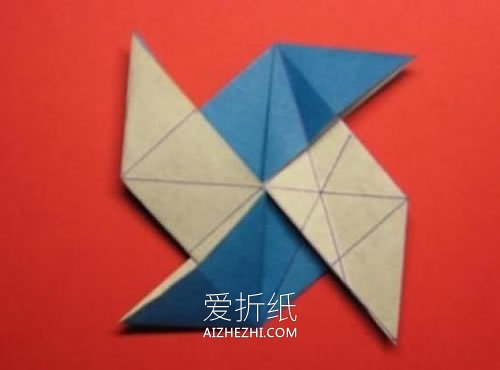 怎么折纸星星花球的折法过程图解- www.aizhezhi.com
