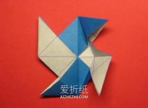 怎么折纸星星花球的折法过程图解- www.aizhezhi.com