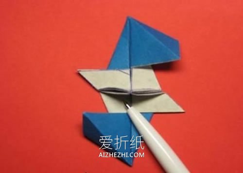 怎么折纸星星花球的折法过程图解- www.aizhezhi.com