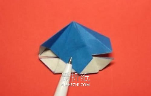 怎么折纸星星花球的折法过程图解- www.aizhezhi.com