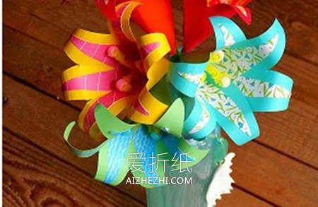 怎么简单用卡纸做百合花的方法图解- www.aizhezhi.com