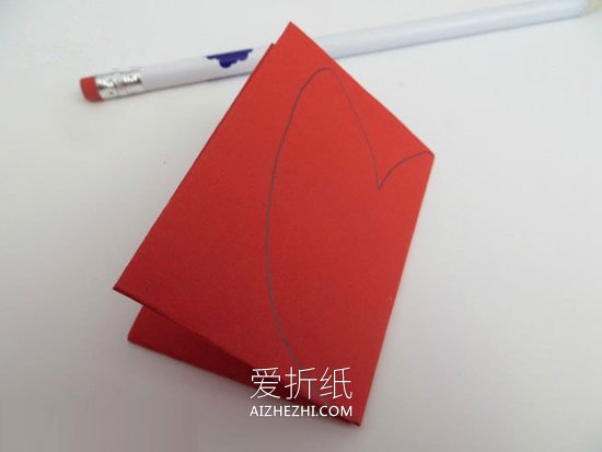怎么用卡纸做郁金香教师节卡片的方法图解- www.aizhezhi.com
