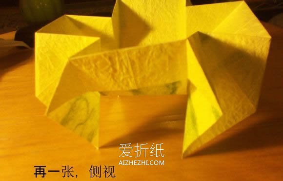 怎么折纸韩式玫瑰花盒的详细折法图解- www.aizhezhi.com