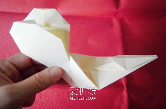 怎么折纸马上心想事成的折法图解- www.aizhezhi.com