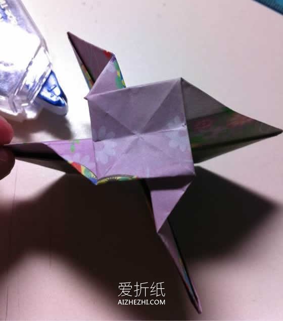 怎么折纸钻石玫瑰的详细过程图解- www.aizhezhi.com