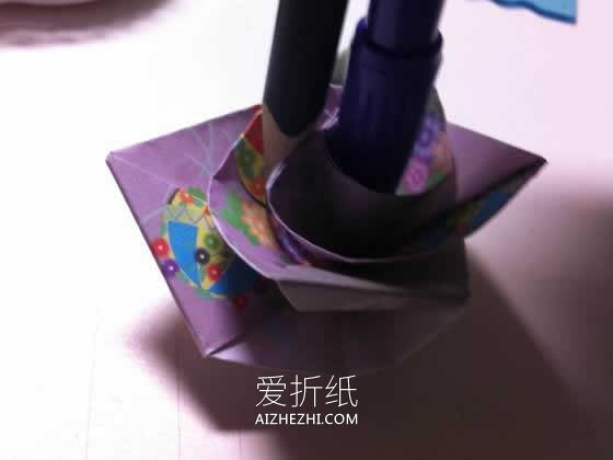 怎么折纸钻石玫瑰的详细过程图解- www.aizhezhi.com