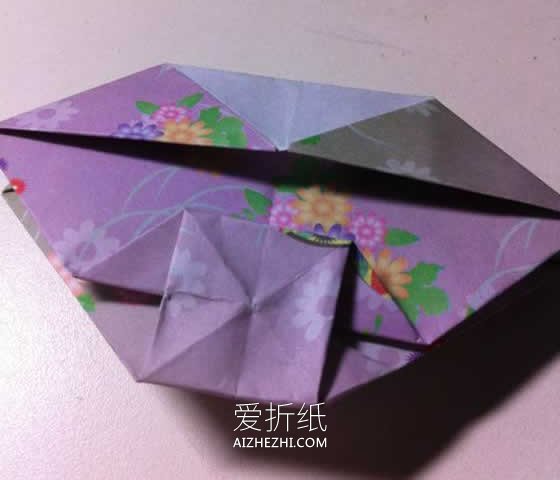 怎么折纸钻石玫瑰的详细过程图解- www.aizhezhi.com