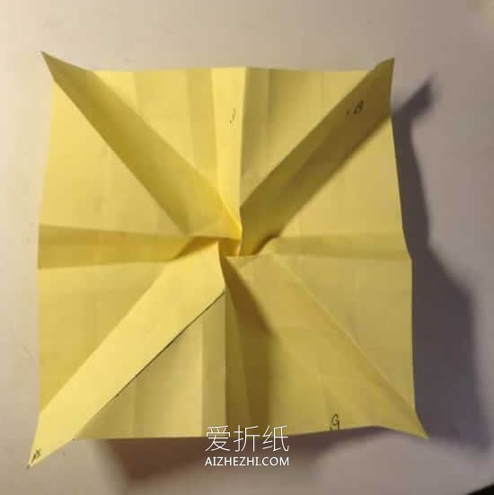 如何折纸玫瑰花的折法详细过程图- www.aizhezhi.com