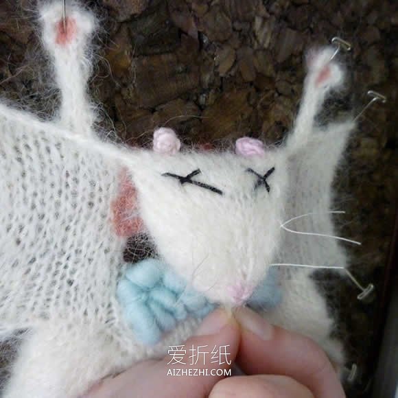 怎么用针织做动物解剖场景的作品图片- www.aizhezhi.com