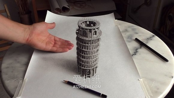 怎么画超逼真3D立体画的图片大全- www.aizhezhi.com