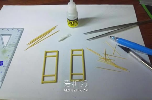 怎么用一次性筷子做塔式建筑物- www.aizhezhi.com