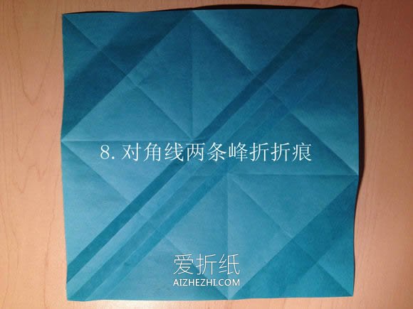 怎么折纸叶虫的方法图解- www.aizhezhi.com