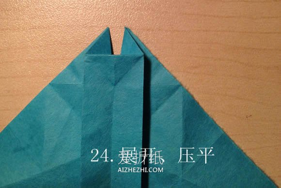 怎么折纸叶虫的方法图解- www.aizhezhi.com