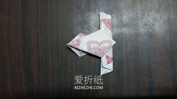 怎么用纸币折纸五瓣莲/五角星的方法图解- www.aizhezhi.com